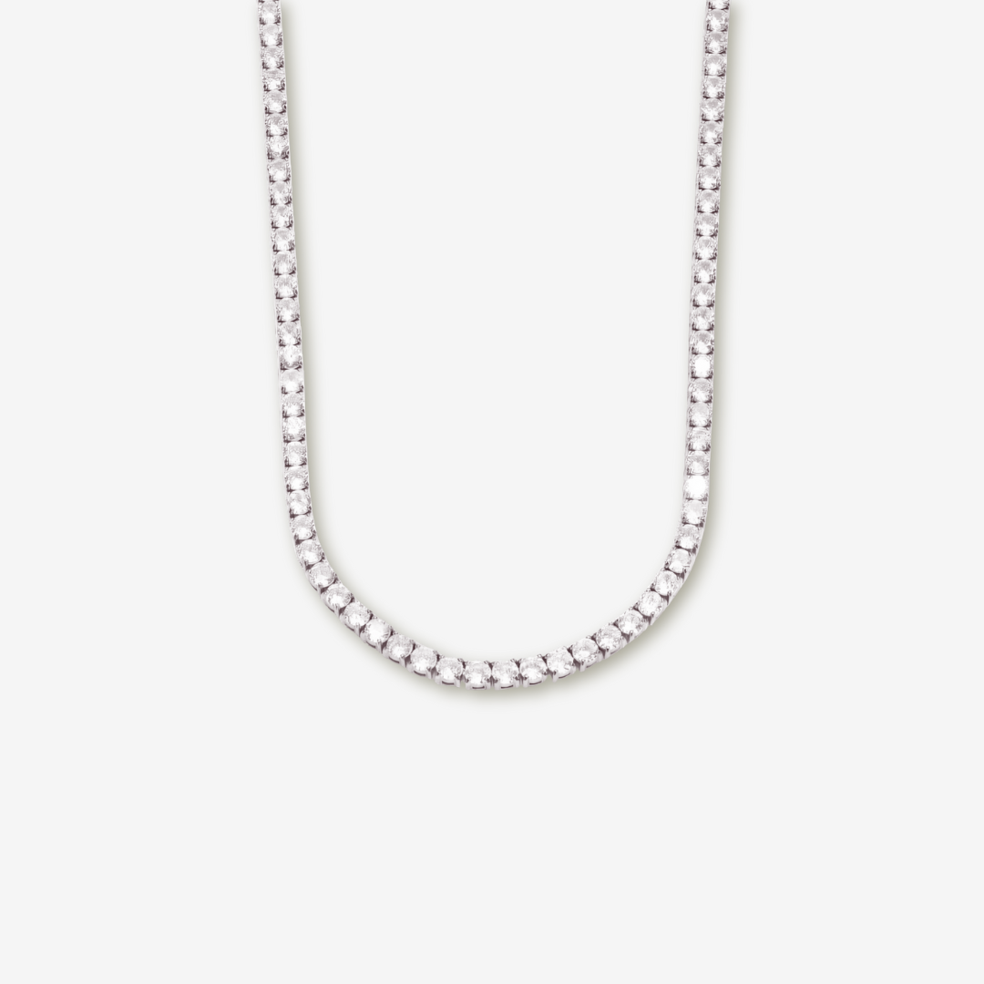 Classic Tennis Diamond Necklace