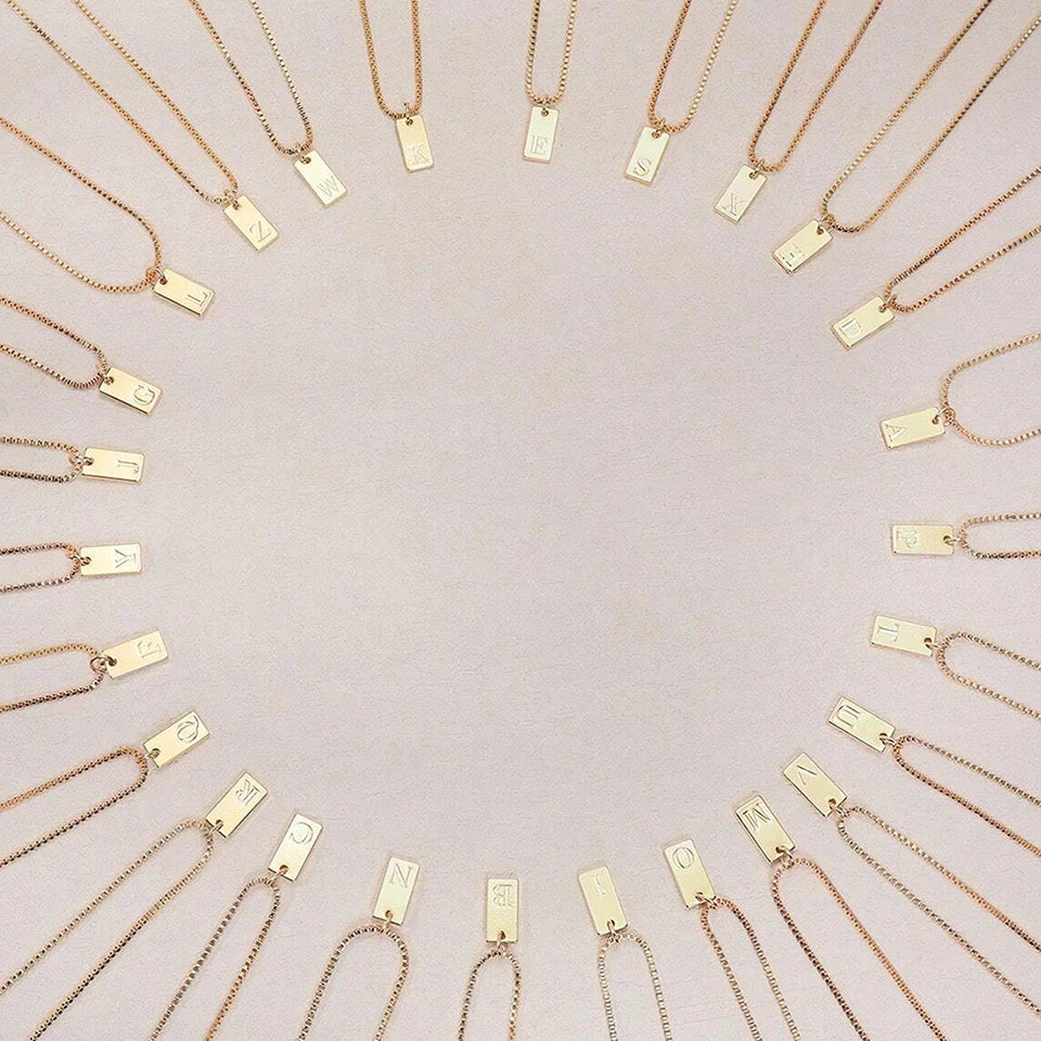 Dainty Initial Necklace