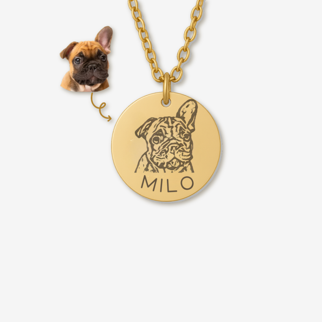 Personalized Pet Engraved Necklace