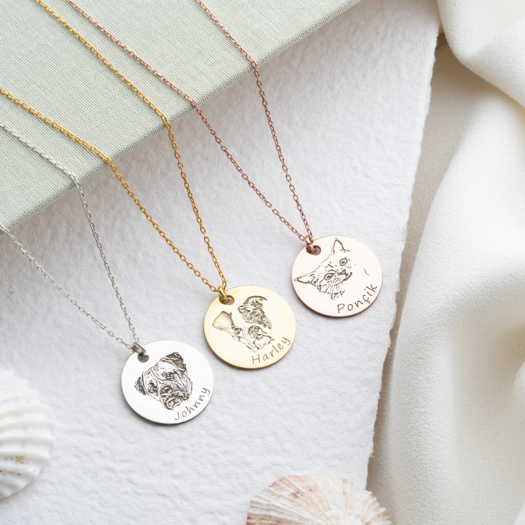 Personalized Pet Engraved Necklace