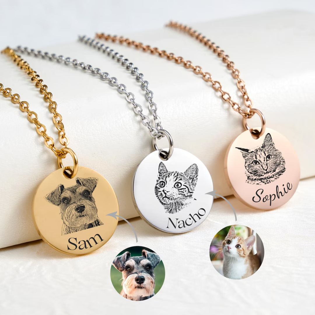 Personalized Pet Engraved Necklace