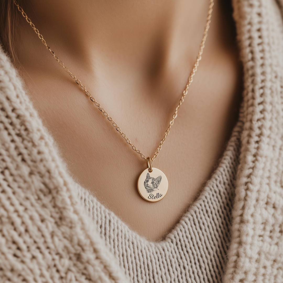 Personalized Pet Engraved Necklace