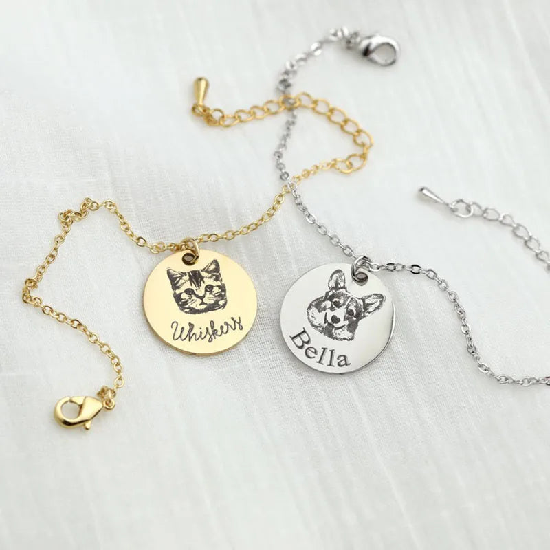 Personalized Pet Engraved Necklace