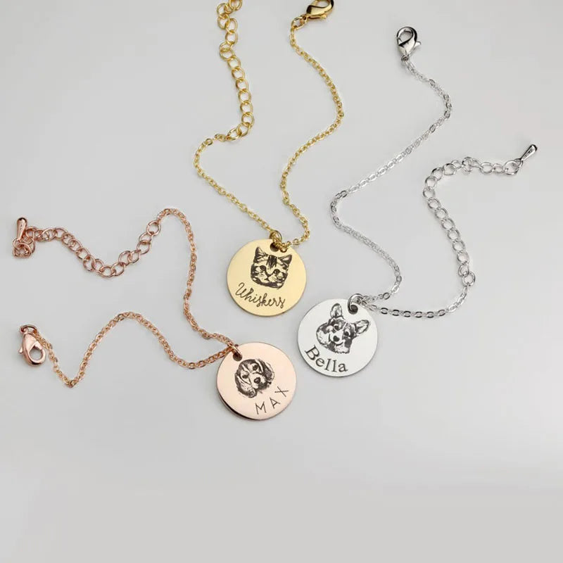 Personalized Pet Engraved Necklace