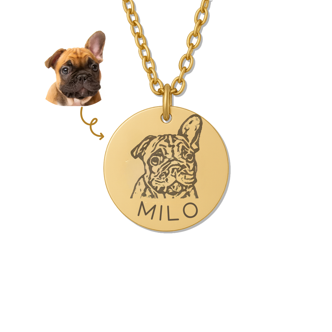 Personalized Pet Engraved Necklace