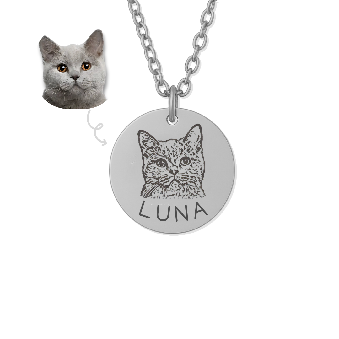 Personalized Pet Engraved Necklace