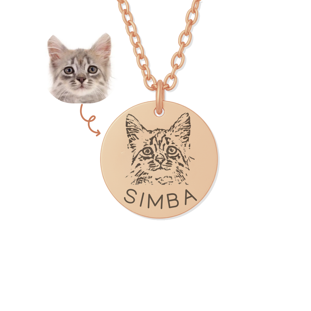 Personalized Pet Engraved Necklace